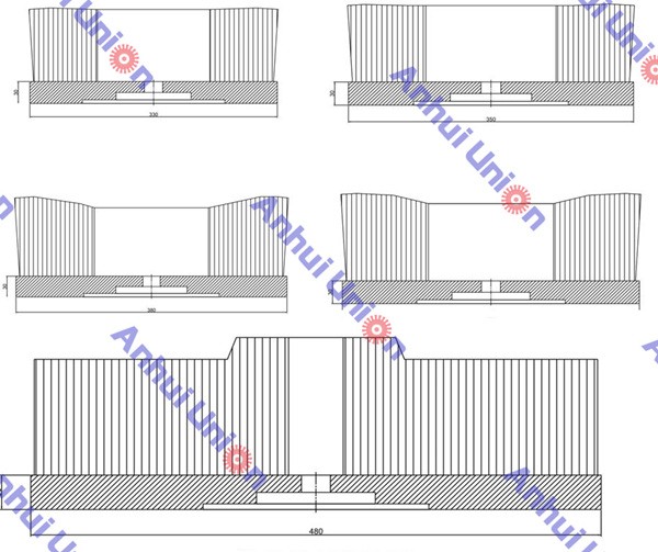 Aluminum Wheel Deburring Brush Drawing