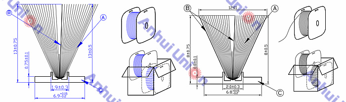 Extruded Base Pile Weather Strip Drawing