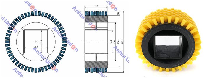 Vegetable Polishing Brush Segment